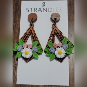 Wooden earrings